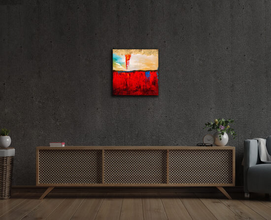 Vászonnyomat - 45x45 cm - A jel